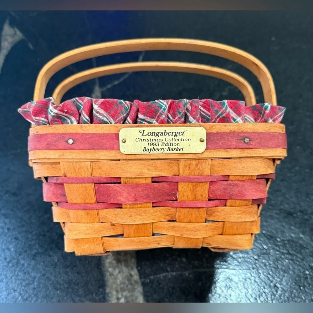 Longaberger Christmas Collection 1993 Bayberry Basket